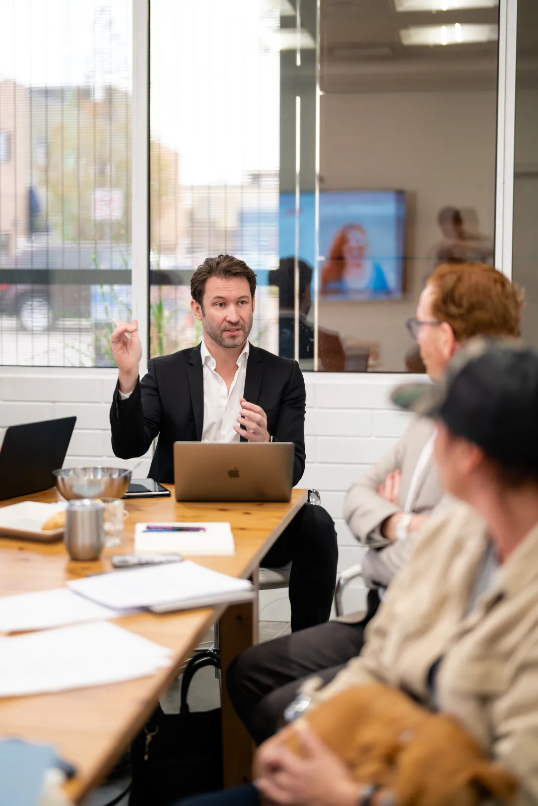 William Walczak leading a client strategy meeting